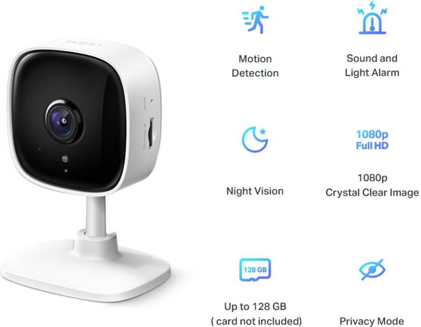 TP-Link Tapo C100 IP Wi-Fi 1080p 2MP Home Smart Security Camera