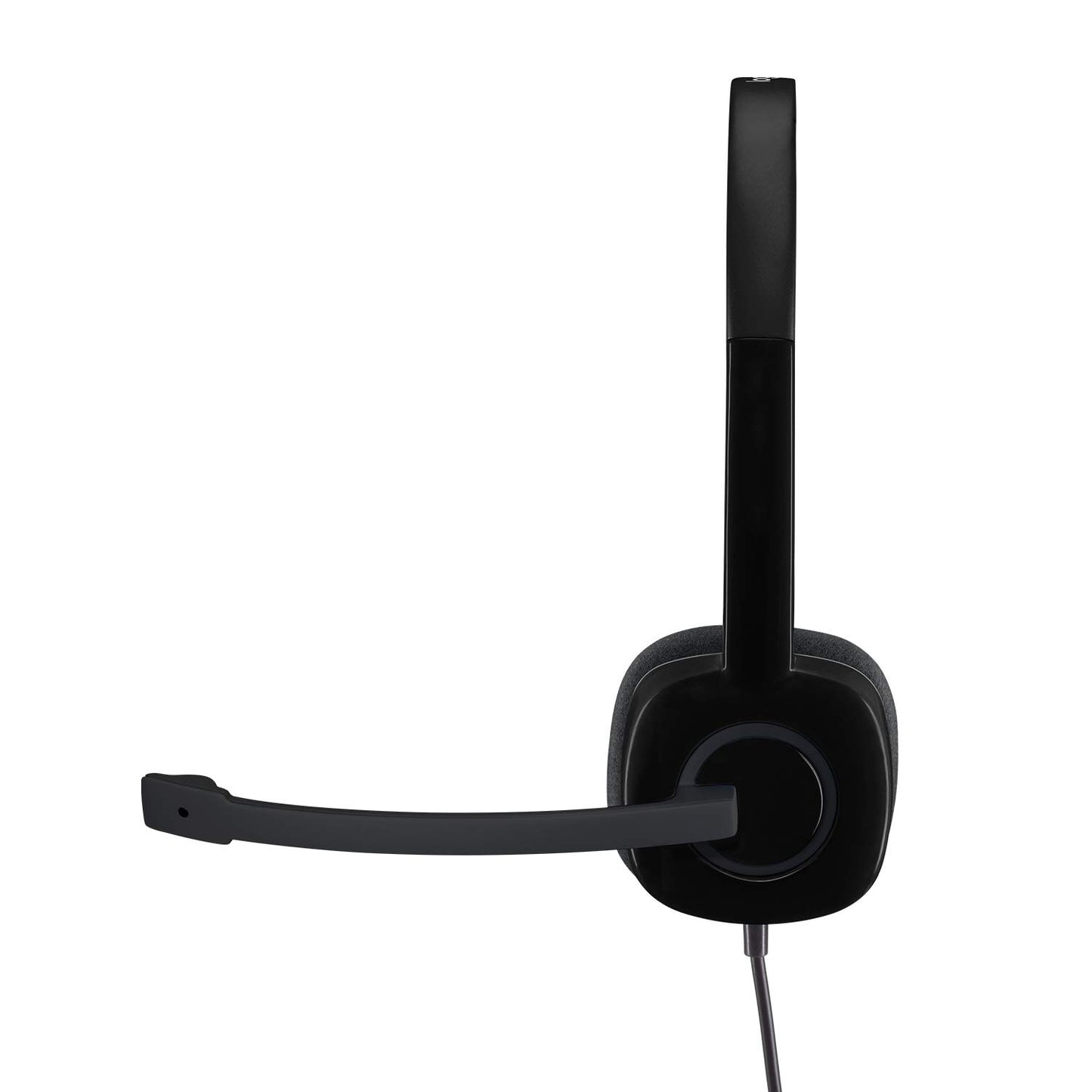 Logitech H151 Wired On Ear Headphones with Mic (Black)