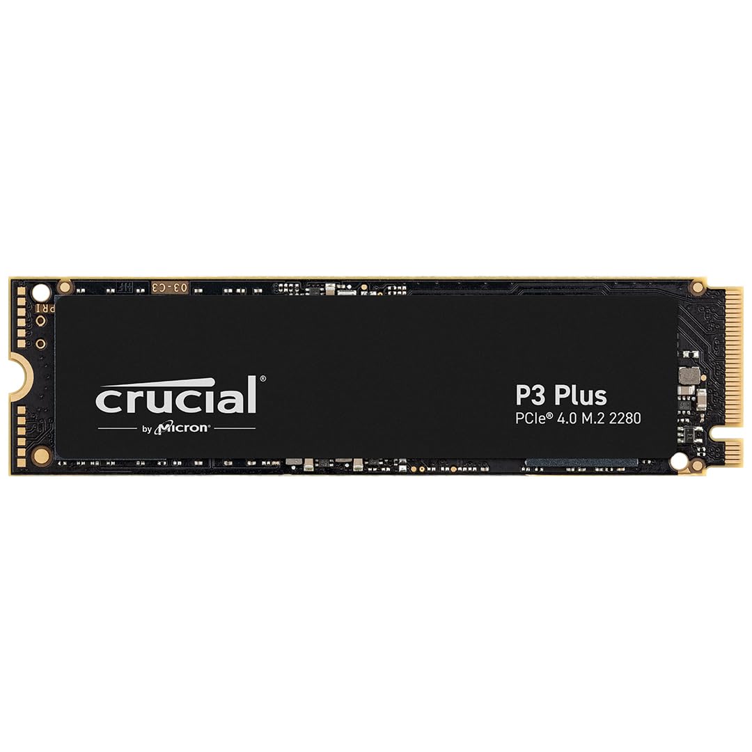 Crucial P3 Plus PCIe 4.0 3D NAND NVMe M.2 SSD, up to 4700MB/s - CT500P3PSSD8