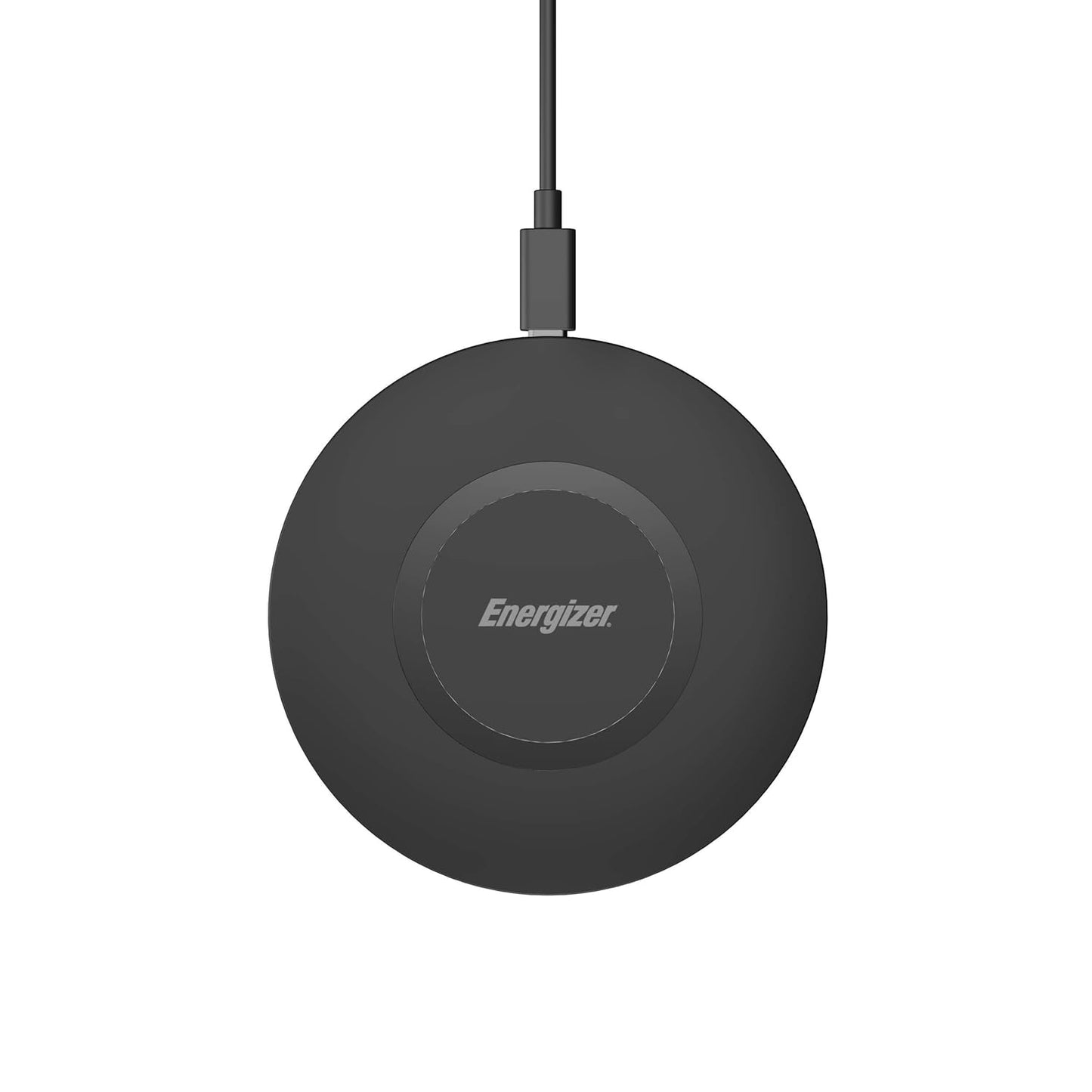 Energizer WCP-105 15W Wireless Charging Pad with Non-Slip Design, Fast Charge for Qi-Compatible Devices, 7.5W for iPhone, 10W for Android, 15W for Huawei, Samsung, LG & More