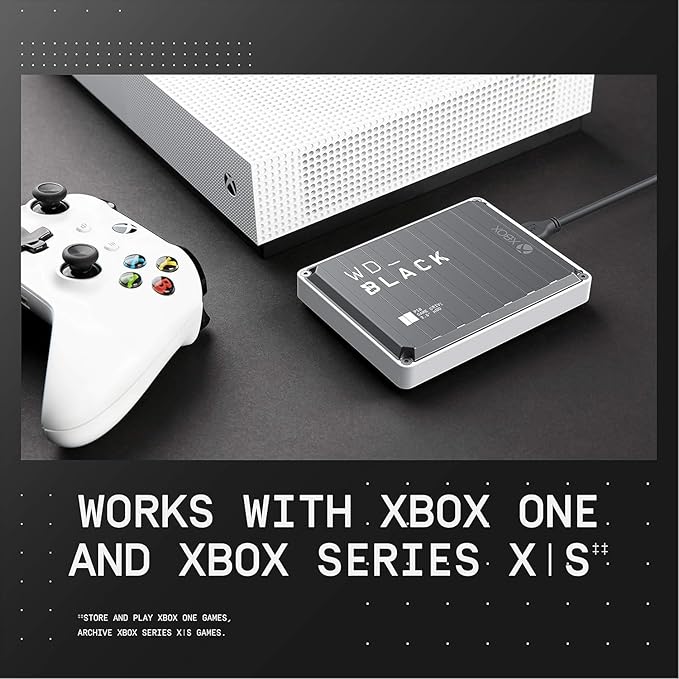 WD_Black P10 Game Drive Portable External Hard Drive Compatible with Ps4 Xbox One Pc and Mac