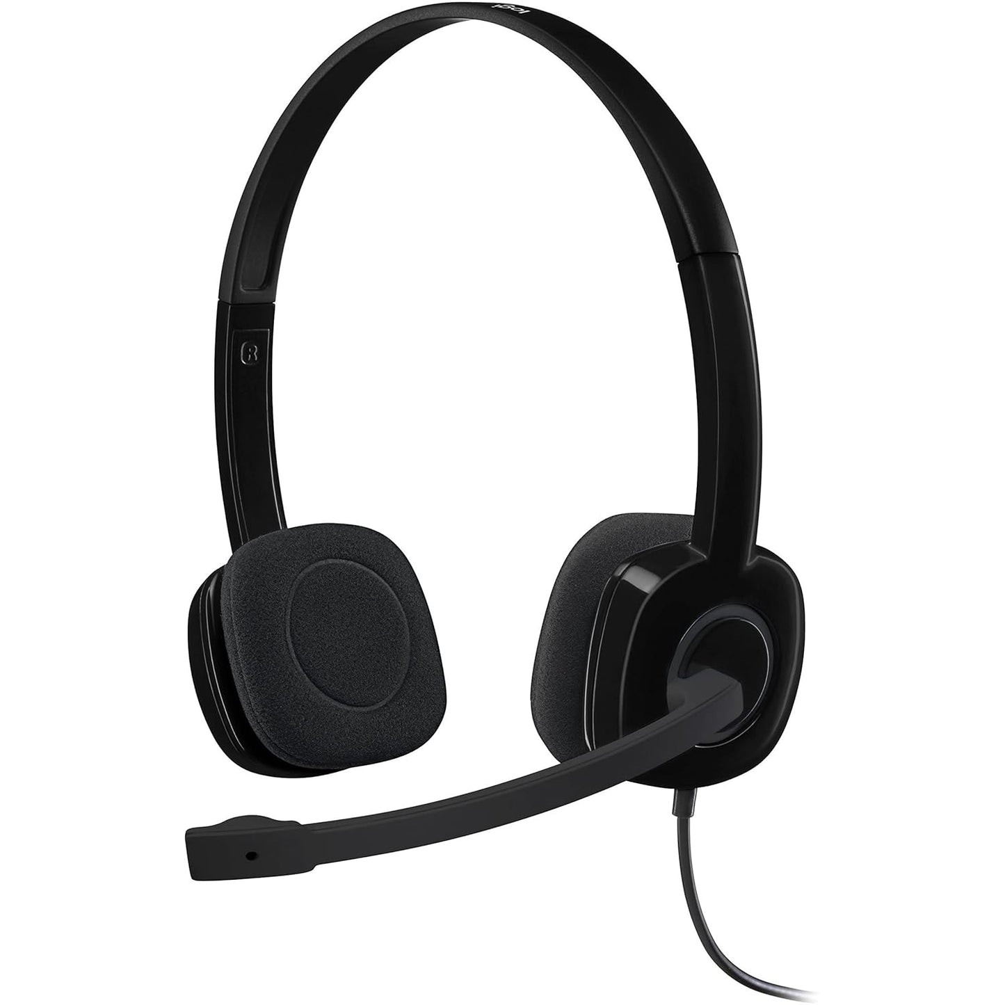 Logitech H151 Wired On Ear Headphones with Mic (Black)