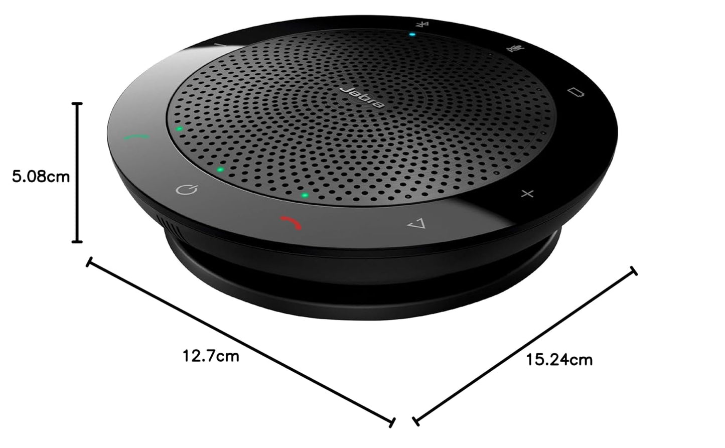 Jabra Speak 510 10 Watt Wireless Bluetooth Portable Speaker (Black)
