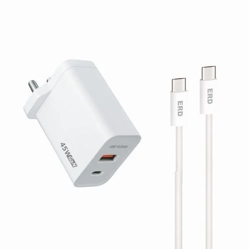 ERD TC-146 USB A+C GaN Charger With C To C Cable