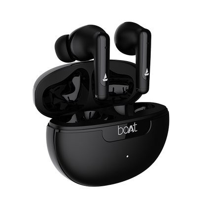boAt Airdopes 161 ANC TWS Earbuds w/ 32 dB ANC, 50 hrs Playback, 50 ms Low Latency BEASTTM Mode, IWPTM Tech, Dual EQ Modes, 4 Mics with ENx, ASAP Charge, Bluetooth