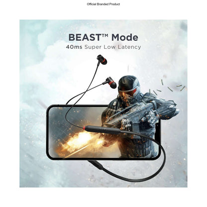 boAt Rockerz 245 pro Bluetooth in Ear Neckband with Beast Mode(Super Low Latency) for Gaming, ENx Tech for Clear Calls, ASAP Charge, 20HRS Playtime,IPX4, Dual Pairing & BT v5.3