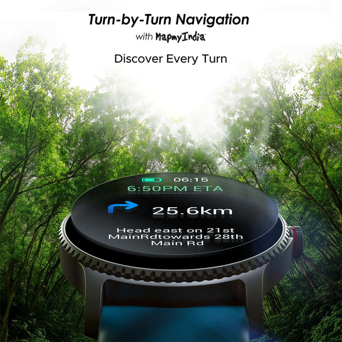 boAt Lunar Orb w/ 1.45" (3.6 cm) AMOLED Display, BT Calling, DIY Watch Face Studio, Coins, Crest App Health Ecosystem, Live Cricket & Football Scores, IP67, Smart Watch for Men & Women