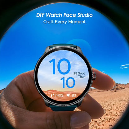 boAt Lunar Orb w/ 1.45" (3.6 cm) AMOLED Display, BT Calling, DIY Watch Face Studio, Coins, Crest App Health Ecosystem, Live Cricket & Football Scores, IP67, Smart Watch for Men & Women