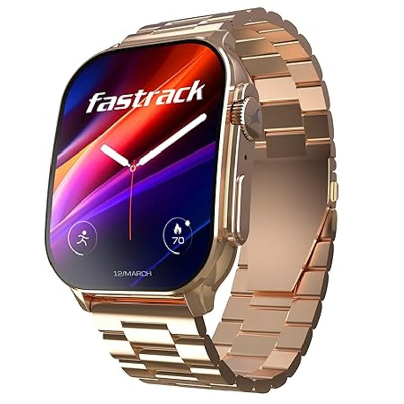 Fastrack Jupiter MS2 Pro Smart Watch 5 days Battery Life Bluetooth Calling : Answer and make calls with Bluetooth directly from your watch, Comprehensive Health Data : Track your SPO2, Blood Pressure, Heart Rate Bluetooth Calling