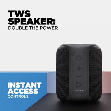 boAt Stone 358 10W Portable Bluetooth Speaker (IPX7 Water Resistant, Multi-Compatibility Modes, Mono Speaker,