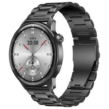 realme Watch S2, 1.43" AMOLED Display, Super AI Engine, Up to 20 Days Battery, IP68, AI Health Tracking, Blue Silicone Strap,