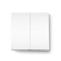 Tapo S220 Smart Light Switch 2 Gang 1 Way, Remote And Voice Control,Away Mode,No Neutral Required,Battery Included,Work With Alexa & Google Home, Hub Required Sold Separately