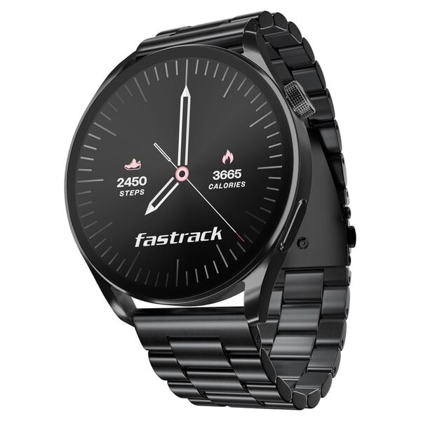 Fastrack Dezire FX1 1.38" Smart Watch with BT Calling, 100+ Sports Modes, BP Monitoring, Functional Crown, Metal Alloy Case ‚Äì Smartwatch for Men & Women