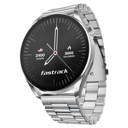 Fastrack Dezire FX1 1.38" Smart Watch with BT Calling, 100+ Sports Modes, BP Monitoring, Functional Crown, Metal Alloy Case ‚Äì Smartwatch for Men & Women