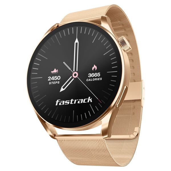 Fastrack Dezire FX1 1.38" Smart Watch with BT Calling, 100+ Sports Modes, BP Monitoring, Functional Crown, Metal Alloy Case ‚Äì Smartwatch for Men & Women