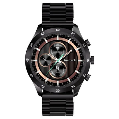 Fastrack Magnus FX2 1.32" Display Smart Watch with Single Sync BT Calling, All-Round Health Tracking, Functional Crown, Metal Case, 100+ Sports Modes & Watchfaces ‚Äì Smartwatch for Men & Women