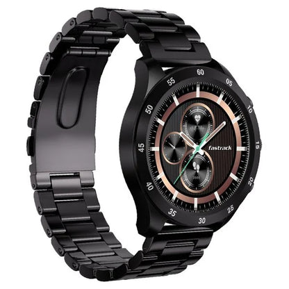 Fastrack Magnus FX2 1.32" Display Smart Watch with Single Sync BT Calling, All-Round Health Tracking, Functional Crown, Metal Case, 100+ Sports Modes & Watchfaces ‚Äì Smartwatch for Men & Women