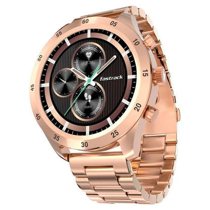 Fastrack Magnus FX2 1.32" Display Smart Watch with Single Sync BT Calling, All-Round Health Tracking, Functional Crown, Metal Case, 100+ Sports Modes & Watchfaces ‚Äì Smartwatch for Men & Women