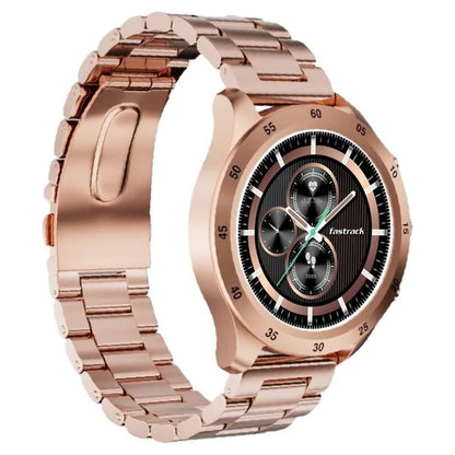 Fastrack Magnus FX2 1.32" Display Smart Watch with Single Sync BT Calling, All-Round Health Tracking, Functional Crown, Metal Case, 100+ Sports Modes & Watchfaces ‚Äì Smartwatch for Men & Women