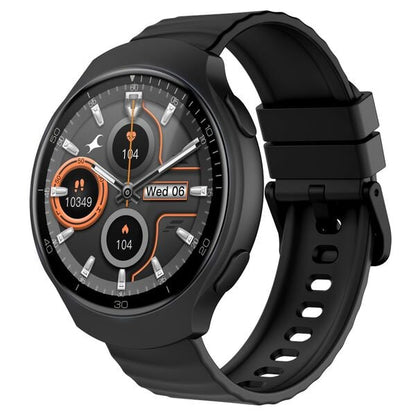 Fastrack VOX CirQ Smart Watch with AI Chat & AI Watchfaces, 1.38‚Äù TFT Display, Ripple Design, BT Calling, 24/7 Health Suite, SpO2, HRM, Sleep Tracking, IP68 Water Resistant