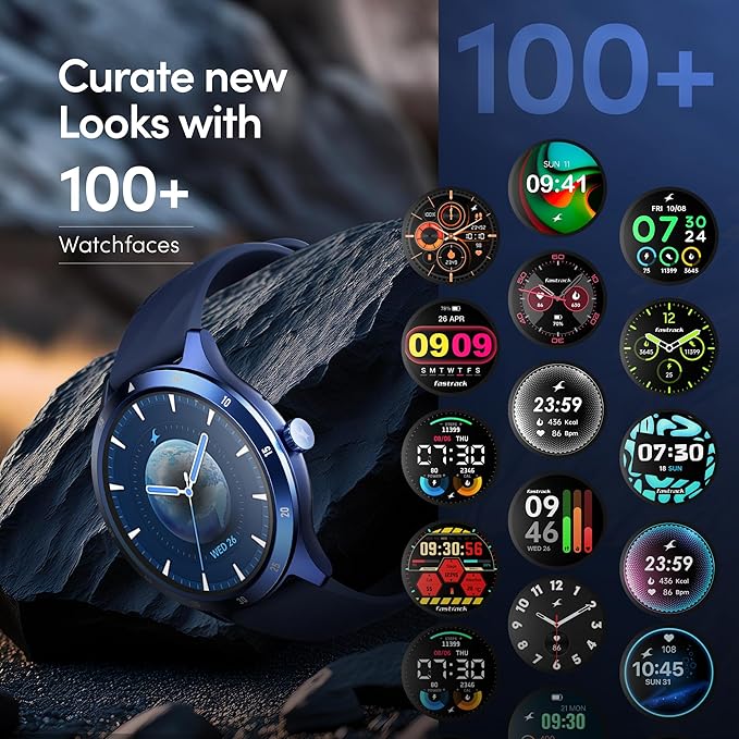 Fastrack Jupiter R2 Smartwatch comes with 3.50 cm Ultra VU TFT Display with 240*240 Pixel Resolution, AI Voice Assistant