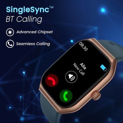 Titan Smart 3 Smart Watch 10 days Battery Life Bluetooth Calling : Answer and make calls with Bluetooth directly from your watch, Comprehensive Health Data : Track your SPO2, Blood Pressure, Heart Rate Bluetooth Calling