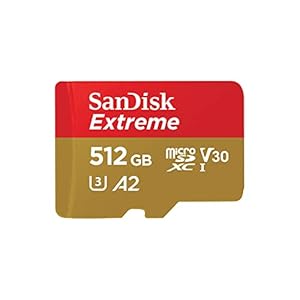 SanDisk Extreme microSDXC UHS-I, V30, 190MB/s Read, 130MB/s Write, Memory Card for 4K Video on Smartphones, Action Ca