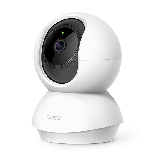 Tapo TP-Link Pan/Tilt Smart Security Camera, Indoor CCTV, 360¬∞ Rotational Views, Works with Alexa&Google Home, No Hub Required, 1080p, 2-Way Audio, Night Vision, SD Storage, Device Sharing (TC70)