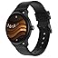 Fastrack Sleek 1.32" AMOLED 42mm Round Display Smart Watch with Silicone Strap, QR Hub, BT Calling, SPO2, Hotkey, Functional Crown, IP68 Water Resistant Upto, 5 Days Battery Life