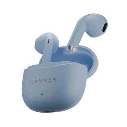 HAMMER New Launch Ultra Pods TWS Wireless Bluetooth Ear buds, Inbuilt Mic, 100H Standby Time, Earbuds with 30H Playtime, USB Type-C,13mm Dynamic Drivers, IPX5 Water Resistant Bluetooth Earphones