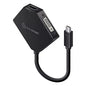 ALOGIC Mini DisplayPort 3-in-1 adapter, connects Mini DP to HDMI, DVI & VGA, 1080p display quality, Male to Female- Elements Series.