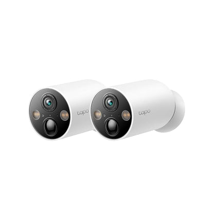 Tapo C425 Pack of 2 Wire-Free Indoor/Outdoor 2K QHD 4MP 1440p Battery Powered Smart Security Camera, Starlight Color Night Vision, Person/Pet/Vehicle Detection