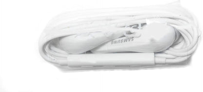 SAMSUNG Headphones 3.5mm Stereo Earphones with Remote and Mic - Original OEM - Non-Retail Packaging with Pouch