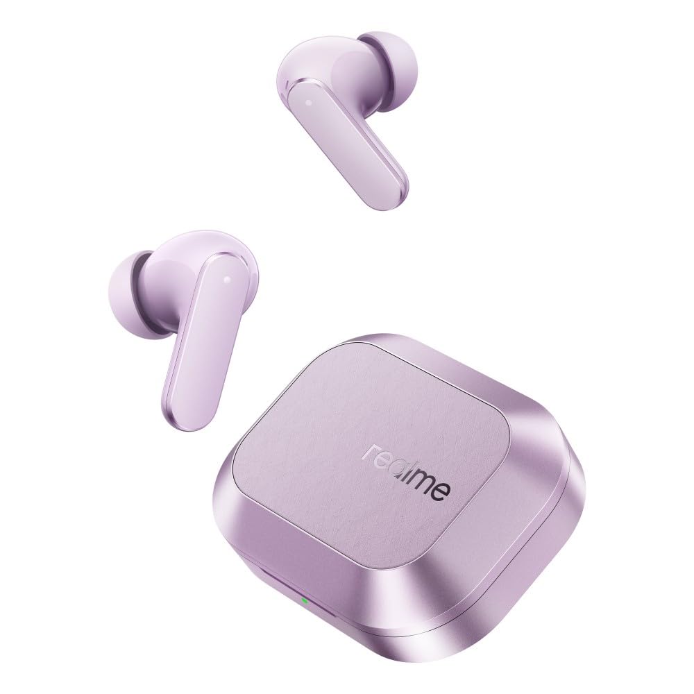 realme Buds Air 8,11mm+6mm Dual Dynamic Bass Drivers,58Hrs Playtime, 55dB ANC,6 Mic ENC, 45ms Low Latency, 360¬∞ Spatial Audio, Hi-Res LHDC, IP55 Dust & Water Resistant, BT v5.4