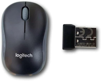 Logitech M185 / 12-Month Battery Life, 1000 DPI Optical Tracking, Ambidextrous Wireless Optical Mouse  (2.4GHz Wireless,