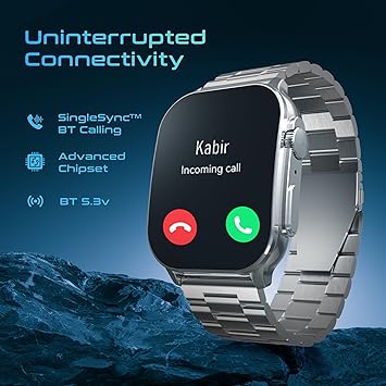 Fastrack Jupiter MS2 Pro Smart Watch 5 days Battery Life Bluetooth Calling : Answer and make calls with Bluetooth directly from your watch, Comprehensive Health Data : Track your SPO2, Blood Pressure, Heart Rate Bluetooth Calling