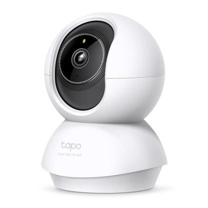 Tapo C230 Smart Pan/Tilt AI Home Security Wi-Fi Camera 3K 5MP 1620p, Two-Way Audio, Voice Control, Night Vision, Baby Crying Detection, Motion Tracking, Smart AI Detection and Notifications