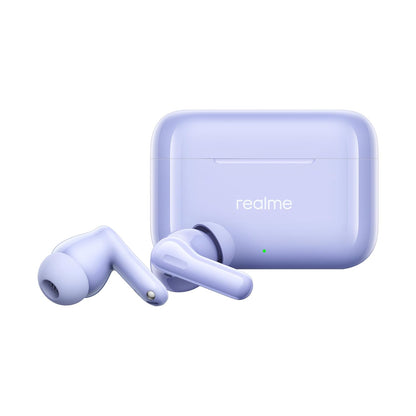 realme Buds T200 True Wireless Earbuds with Hi-Res Audio, 12.4mm Dynamic Bass Drivers, 32 dB ANC, Quad Mic, 45ms Latency, Upto 50 Hrs Playback, Fast Charge, IP55 Rated, BT 5.4