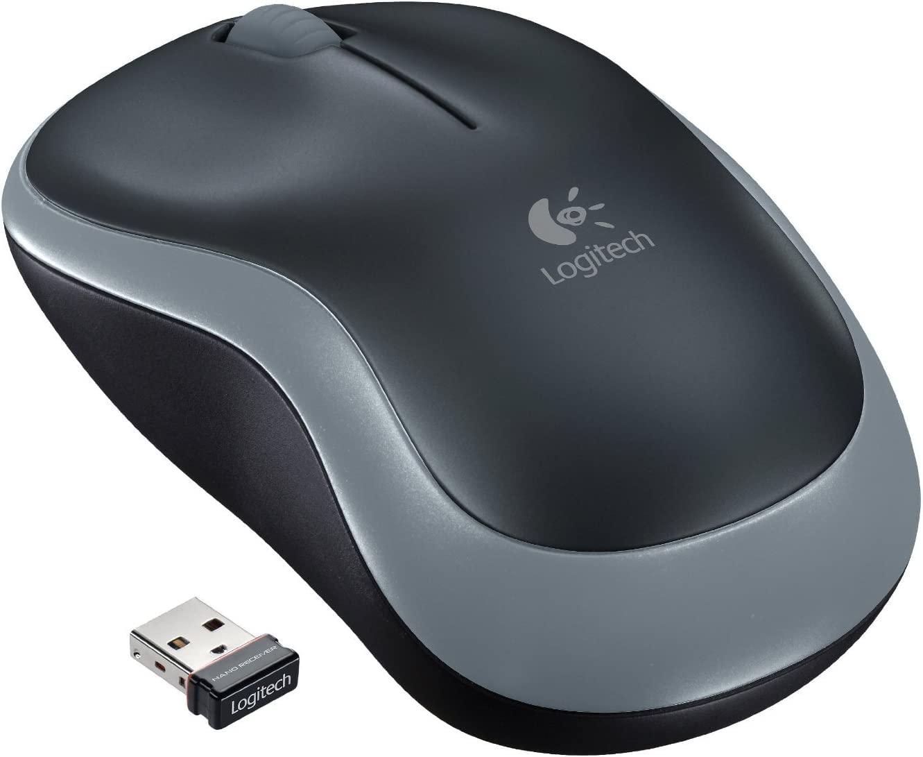 Logitech M185 / 12-Month Battery Life, 1000 DPI Optical Tracking, Ambidextrous Wireless Optical Mouse  (2.4GHz Wireless,