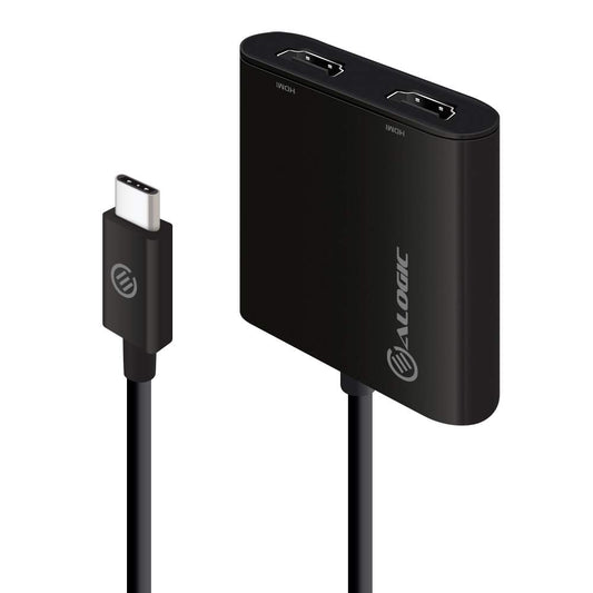 ALOGIC USB-C to Dual HDMI 2.0 Adapter ‚Äì 4K@30Hz ; Compatible with Windows 10