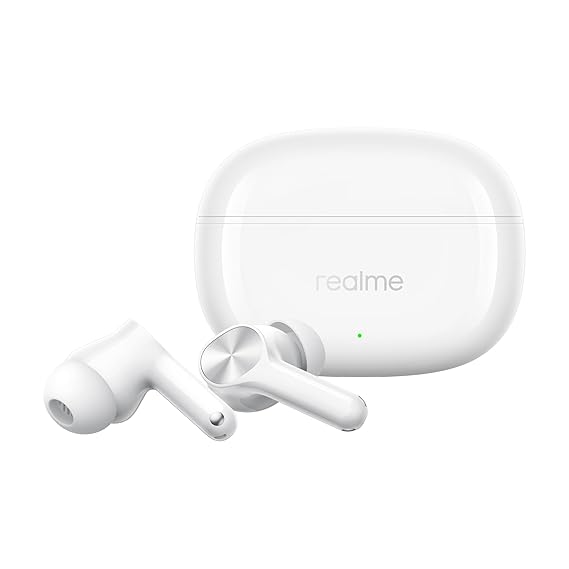 realme Buds T200x True Wireless Earbuds with 12.4mm Dynamic Bass Drivers, 25 dB ANC, Quad Mic, 45ms Latency, Upto 48 Hrs Playback, Fast Charge, IP55 Rated, BT 5.4