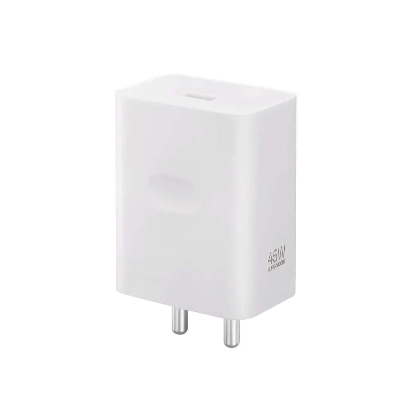 Realme 45W SuperVOOC Charger Adapter with USB Type-A Flash Charge Fast Charging Power Adapter (White)