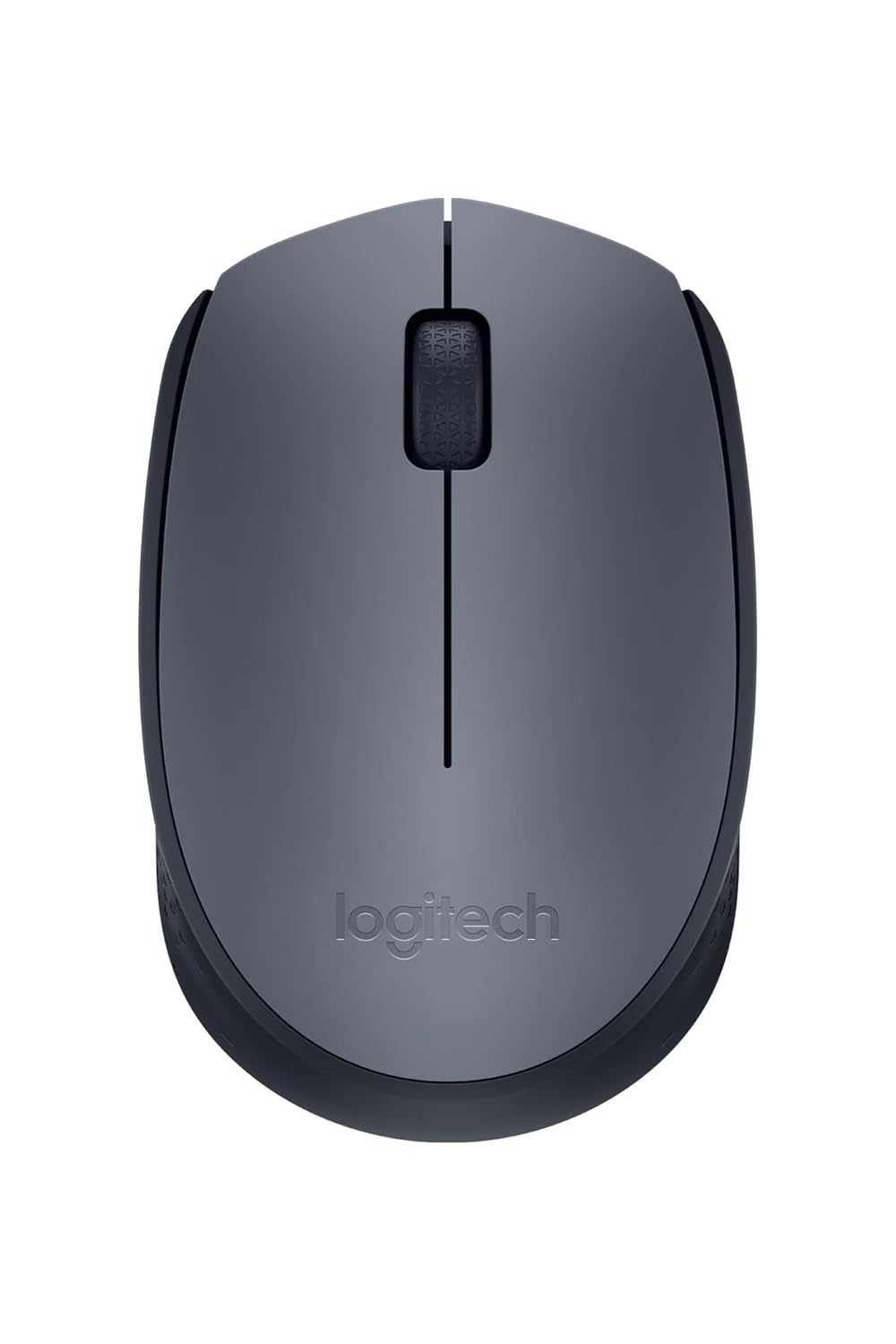 Logitech M170 Wireless Mouse, 2.4 GHz with USB Mini Receiver, Optical Tracking, 12-Months Battery Life, Ambidextrous PC/Mac/Laptop - Grey/Black