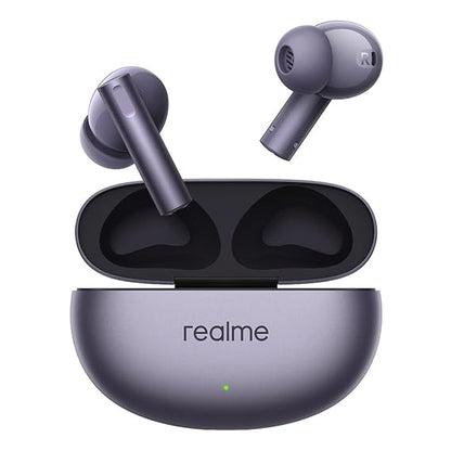 realme Buds Air 6 TWS in Ear Earbuds with 12.4 mm Deep Bass Driver, 40 Hours Play time, Fast Charge,50 dB ANC,LHDC 5.0, 55 ms Low Latency, IP55 Dust & Water Resistant, Bluetooth v5.3