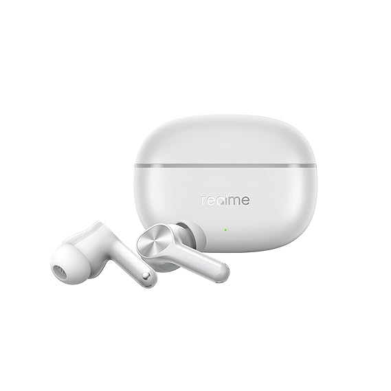 realme Buds T200 Lite Bluetooth in Ear Earbuds,4 Mic, AI ENC for Calls,48 Hours Total Playback with Fast Charging and Low Latency Gaming TWS,Google Fast Pair, with mic
