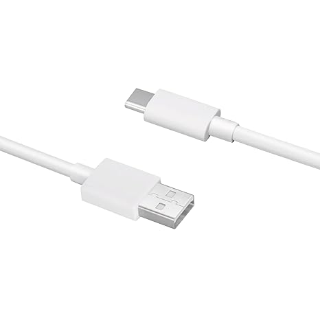 realme USB Type C SUPERVOOC Cable 2 A 1 m DL129 VOOC (Compatible with VOOC charging Smartphones with USB Type C Port, White,
