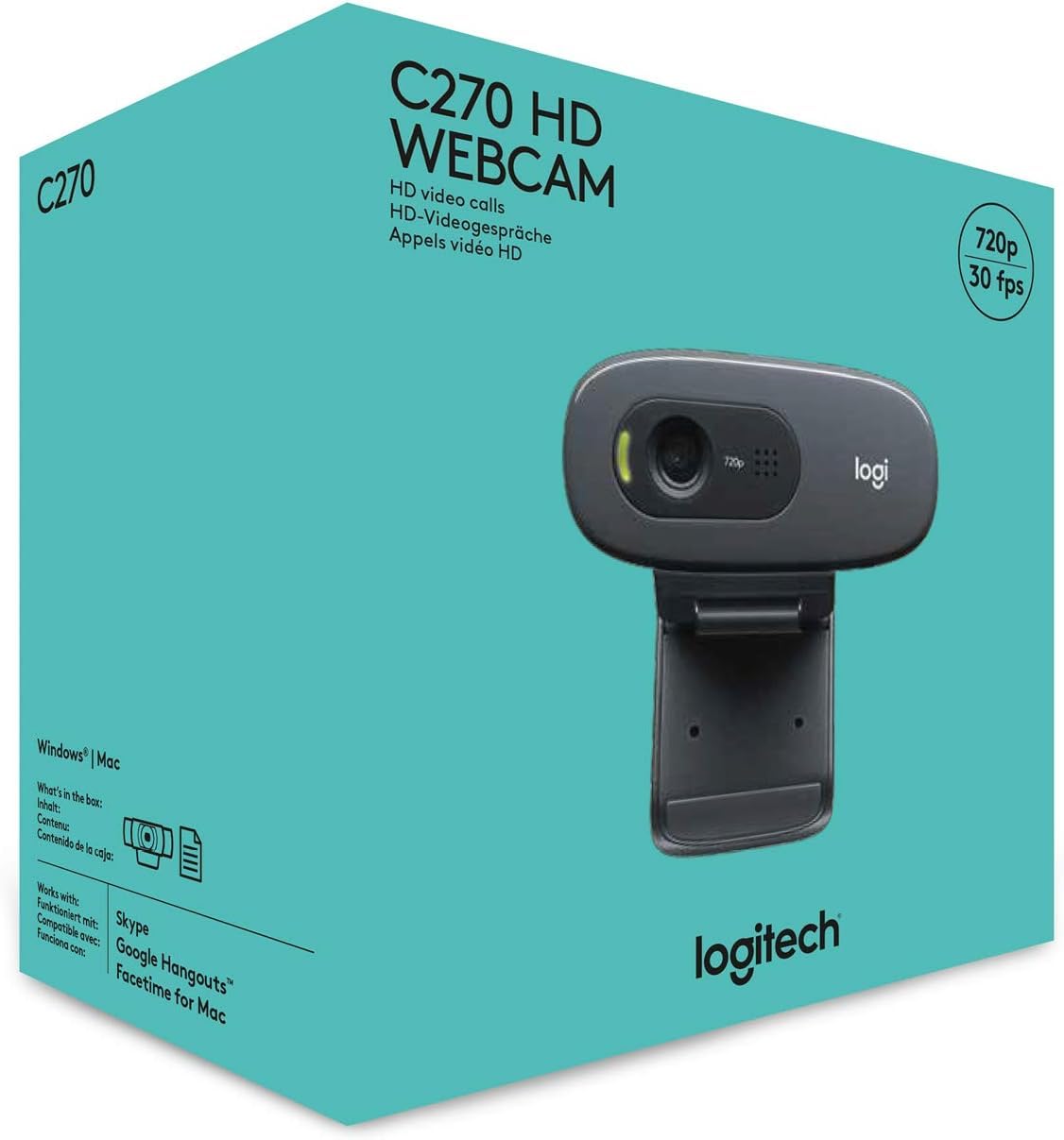 Logitech C270 HD Web Camera