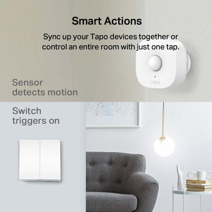 Tapo S220 Smart Light Switch 2 Gang 1 Way, Remote And Voice Control,Away Mode,No Neutral Required,Battery Included,Work With Alexa & Google Home, Hub Required Sold Separately