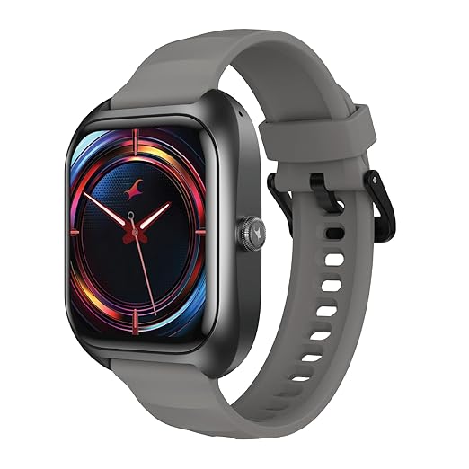 Fastrack Vox Plus 1.85‚Äù Smart Watch for Men & Women with Ultra VU Display,to-do List,BT Calling, Offline Voice Commands, 24/7 Health Suite (SPO‚ÇÇ, HRM, Sleep), IP68, Games & Multiple Watch Faces