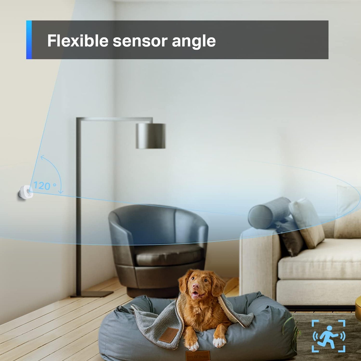 TP-Link Tapo T100 120¬∞ PIR Smart Motion Sensor with Motion-Activated Light, Energy Saving, Battery-Powered, Real-Time Notifications, Device Sharing